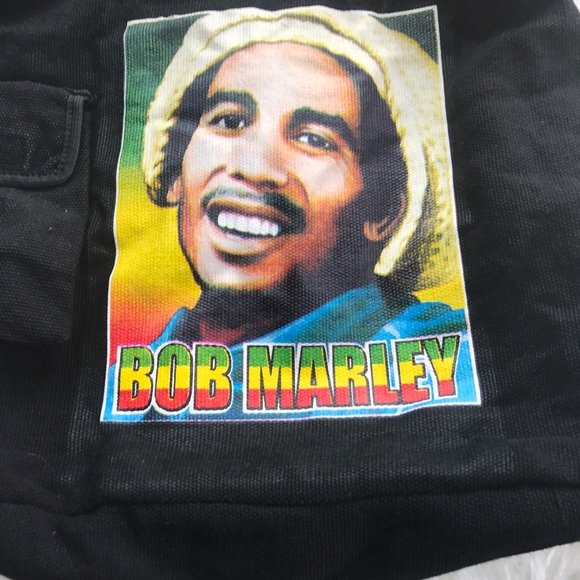 Bob Marley Woven Shoulder Bag - Picture 2 of 5